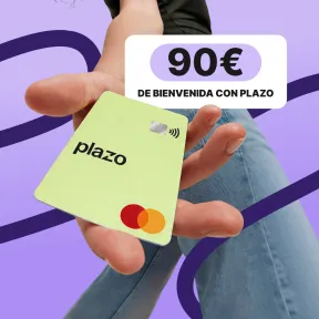 Consigue 90€ al contratar la tarjeta Plazo y hacer 3 pagos.
