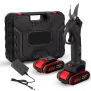 Tijeras Inalámbricas Eléctricas con 2 Baterías Recargables