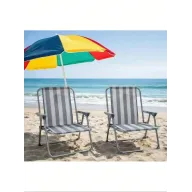 Sillas de Playa Plegables STARLEY con Reposabrazos - Varios Colores