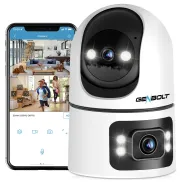 Cámara de Seguridad WiFi Interior GENBOLT con Doble Lente
