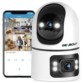 Cámara de Seguridad WiFi Interior GENBOLT con Doble Lente