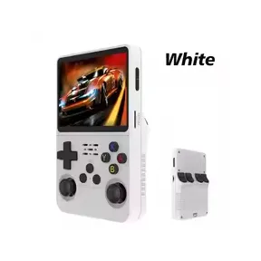 Consola Retro Portátil R36S, 15000 Juegos, 64GB - BLANCA