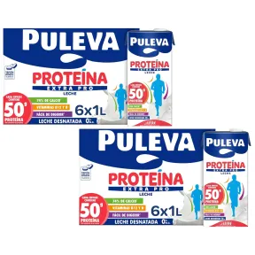 Pro Pack Puleva Extra Proteína 2 x 6 x 1L
