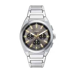 Reloj Cronógrafo Fossil Everett para Hombre en Piel o Acero