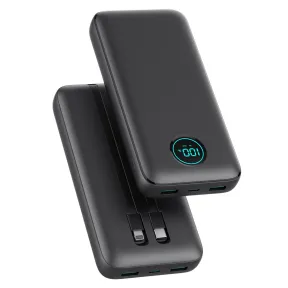 Power Bank 25W PD con Cable, 26800mAh de Capacidad