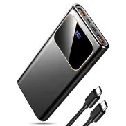Power Bank 10000mAh 22.5W, Batería Externa Carga Rápida