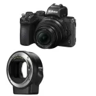 Nikon Z50 Kit con Nikkor Z 16-50mm y Adaptador FTZ