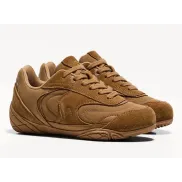 Zapatillas Bershka de Cuero Marrón
