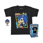 Camiseta Sonic The Hedgehog con Pocket Pop! para Niños