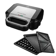 Sandwichera 3 en 1 Russell Hobbs, Acero Inoxidable 750W