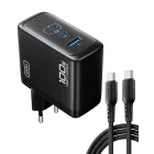 Cargador Rápido INIU USB C 100W, 3 Puertos y Cable 1.5m