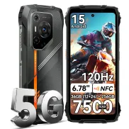 Smartphone resistente OSCAL PILOT 3 256GB 120Hz Android 15