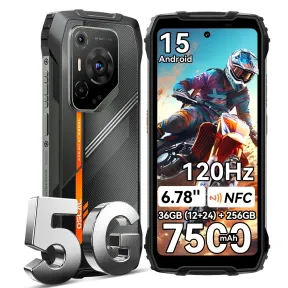 Smartphone resistente OSCAL PILOT 3 256GB 120Hz Android 15