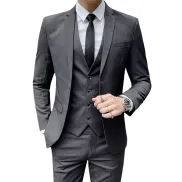 Completo traje para hombre: chaqueta, pantalón y chaleco