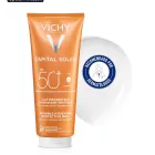 Protector solar VICHY 50+ para una piel cuidada.