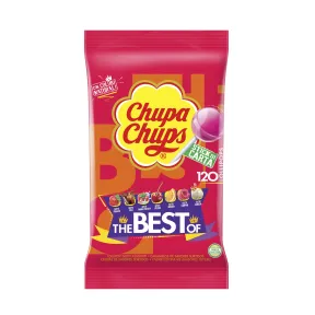 120 Chupa Chups Original de Sabores Variados con Palo