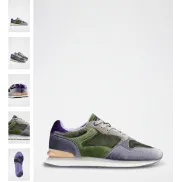 Zapatillas HOFF Emerald en verde y violeta.