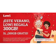 Este verano, 300GB gratis con Lowi