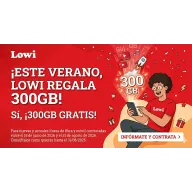 Este verano, 300GB gratis con Lowi