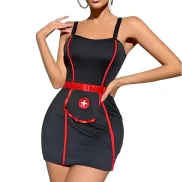 Últimas Unidades: Disfraz Enfermera M, L, XL - 1 Vestido, Tanga