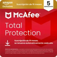 McAfee Total Protection 2026 para 5 Dispositivos, 15 meses