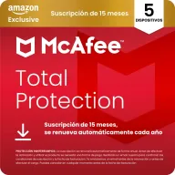 McAfee Total Protection 2026 para 5 Dispositivos, 15 meses