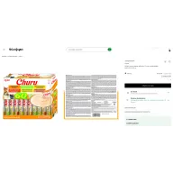 Churu Snack de Pollo INABA para Gatos - 120 Unidades, 50% Off