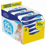 Toallitas Para Bebé Dodot 99% Aqua, 30 Paquetes 1800 Uds.