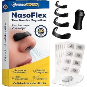 Tiras Nasales Magnéticas - Dilatador Antirronquidos (60 Parches)