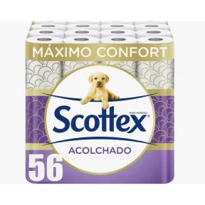 Papel higiénico acolchado Scottex 8 rollos desde España