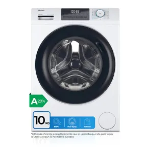 Lavadora Frontal HAIER 10Kg Clase A-20% 1.400rpm