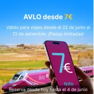 Superprecios: AVE a 9€ y billetes de AVLO a 1€ en Trainpal
