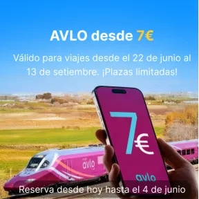 Superprecios: AVE a 9€ y billetes de AVLO a 1€ en Trainpal