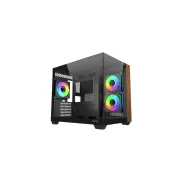 Caja Micro-ATX Abysm Danuve Sava Nature con Ventiladores aRGB