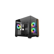 Caja Micro-ATX Abysm Danuve Sava Nature con Ventiladores aRGB