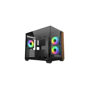 Caja Micro-ATX Abysm Danuve Sava Nature con Ventiladores aRGB