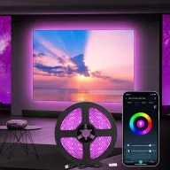 Tira LED RGB 5m, WiFi Inteligente con Control por Voz