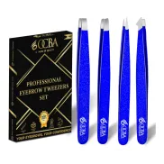 Pinzas depilatorias azules: set completo.