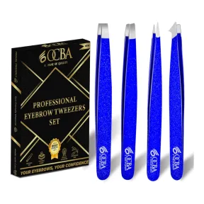 Pinzas depilatorias azules: set completo.
