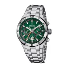 Reloj Festina F206702 Cronógrafo Verde 10 ATM Acero Inoxidable