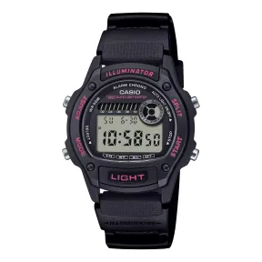 Reloj Casio W-220H-1A2VEF: Digital, Alarma y Luz Automática