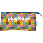 Estuche Escolar Triple Playmobil - Dohe