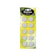 Pack de 10 Pilas de Litio Botón CR2032 3V