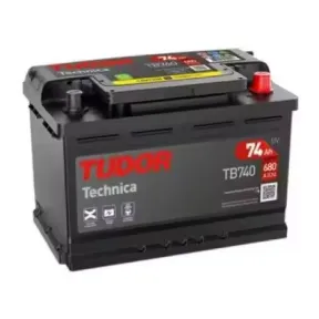 Batería Tudor TB740 12V 74Ah 680A, Gama Technica