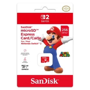Micro SD Express Sandisk 256 GB para Nintendo Switch 2