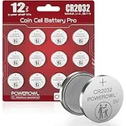 Paquete de 12 Pilas CR2032 de Litio 3V POWEROWL