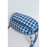 Mini bolso cruzado vichy azul Dash and Stars.