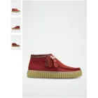 Zapatillas altas Torhill de nobuk rojo CLARKS.