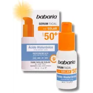 Serum Facial Protector Solar Babaria con Ácido Hialurónico 50