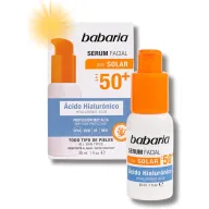 Serum Facial Protector Solar Babaria con Ácido Hialurónico 50